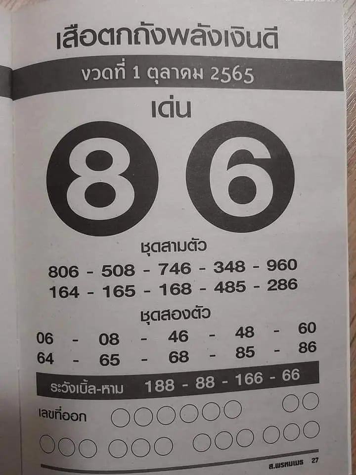 เลขเด็ด เลขดัง