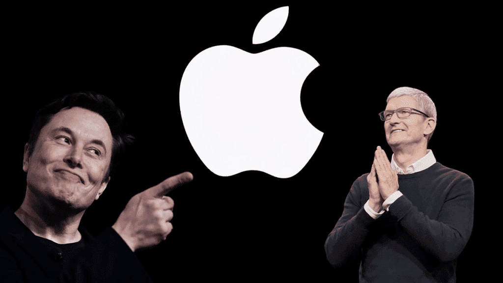 Musk ทะเลาะกับ Apple