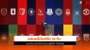แฟนพรีเมียร์ลีก 18 ทีม