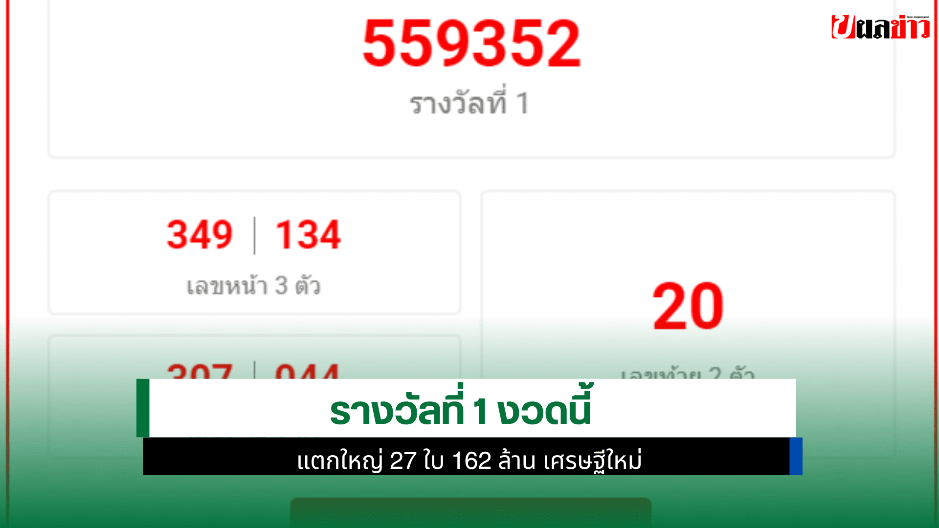 ตรวจ รางวัล