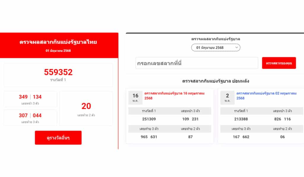 ตรวจ รางวัล