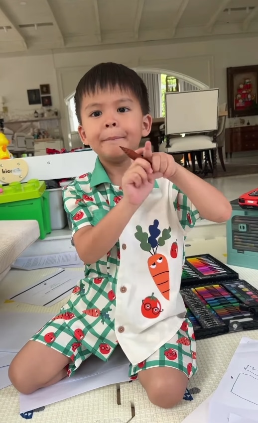 น้องกวิณท์ หัดเขียน