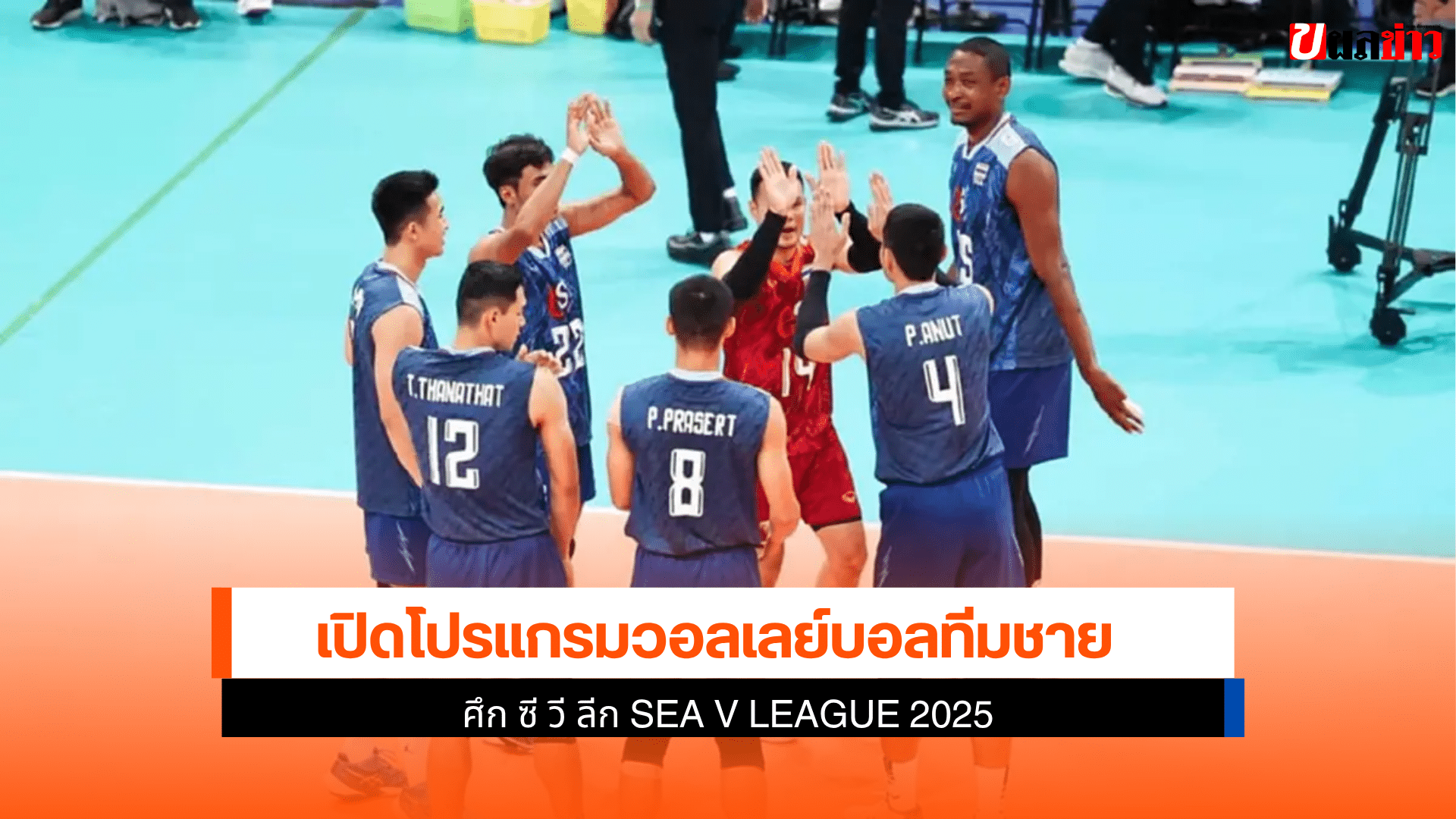 โปรแกรมวอลเลย์บอลชาย