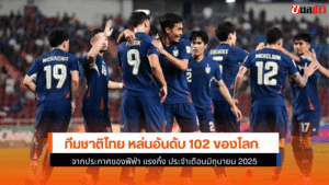 ทีมชาติไทย หล่น