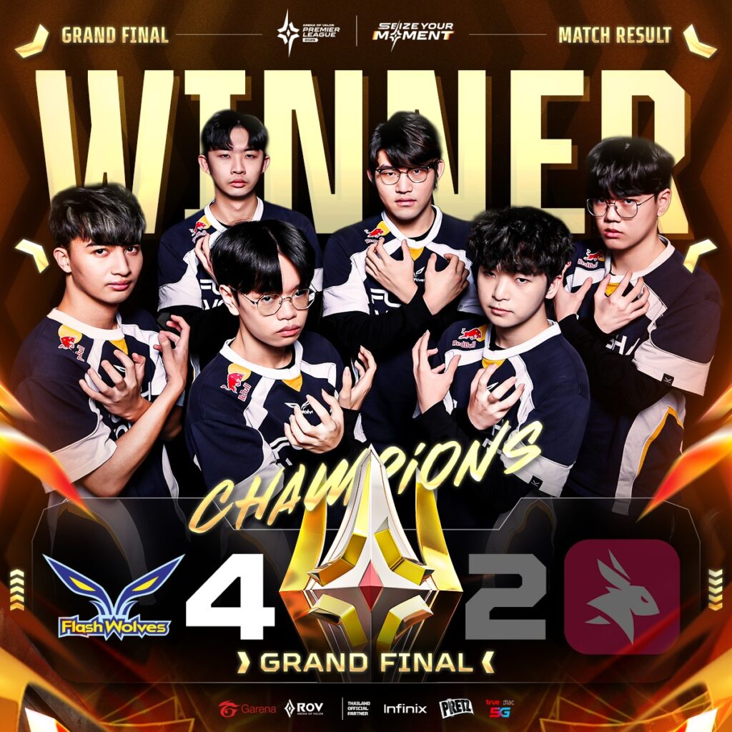 EA พ่าย Flash Wolves