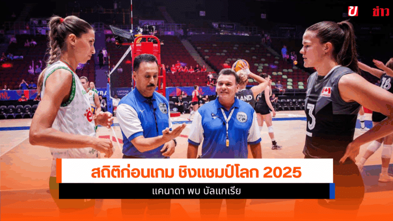 สถิติก่อนเกม แคนาดา พบ บัลแกเรีย นัดแรก ศึกชิงแชมป์โลก 2025
